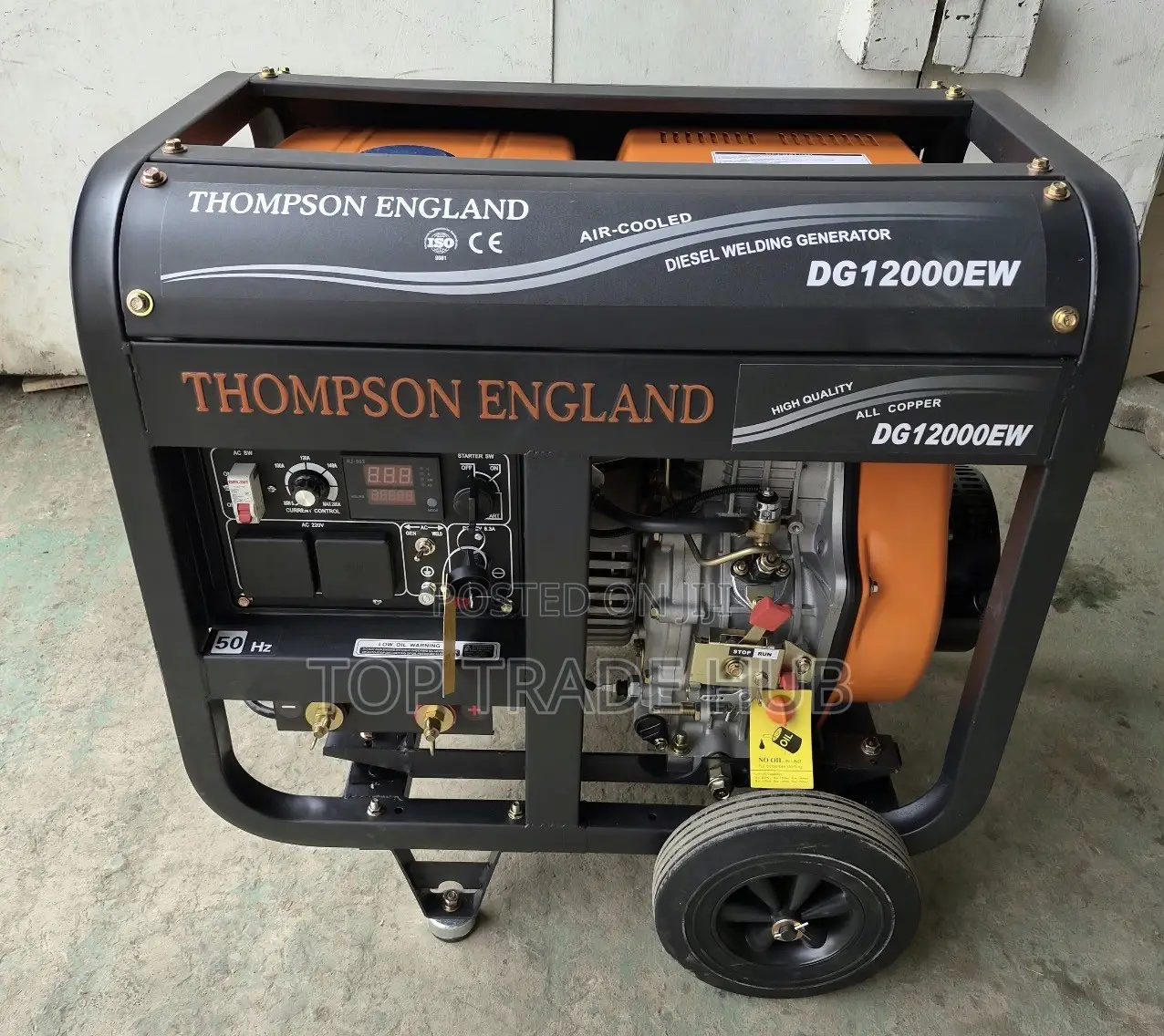 Thompson DG12000EW 12kva Generator Welding 200A 192FE