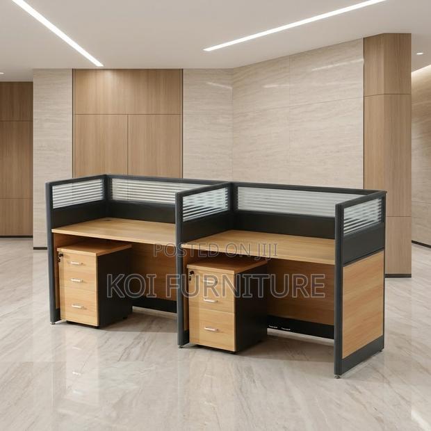 Straight Workstations | Two Users | Divided Office Work Table