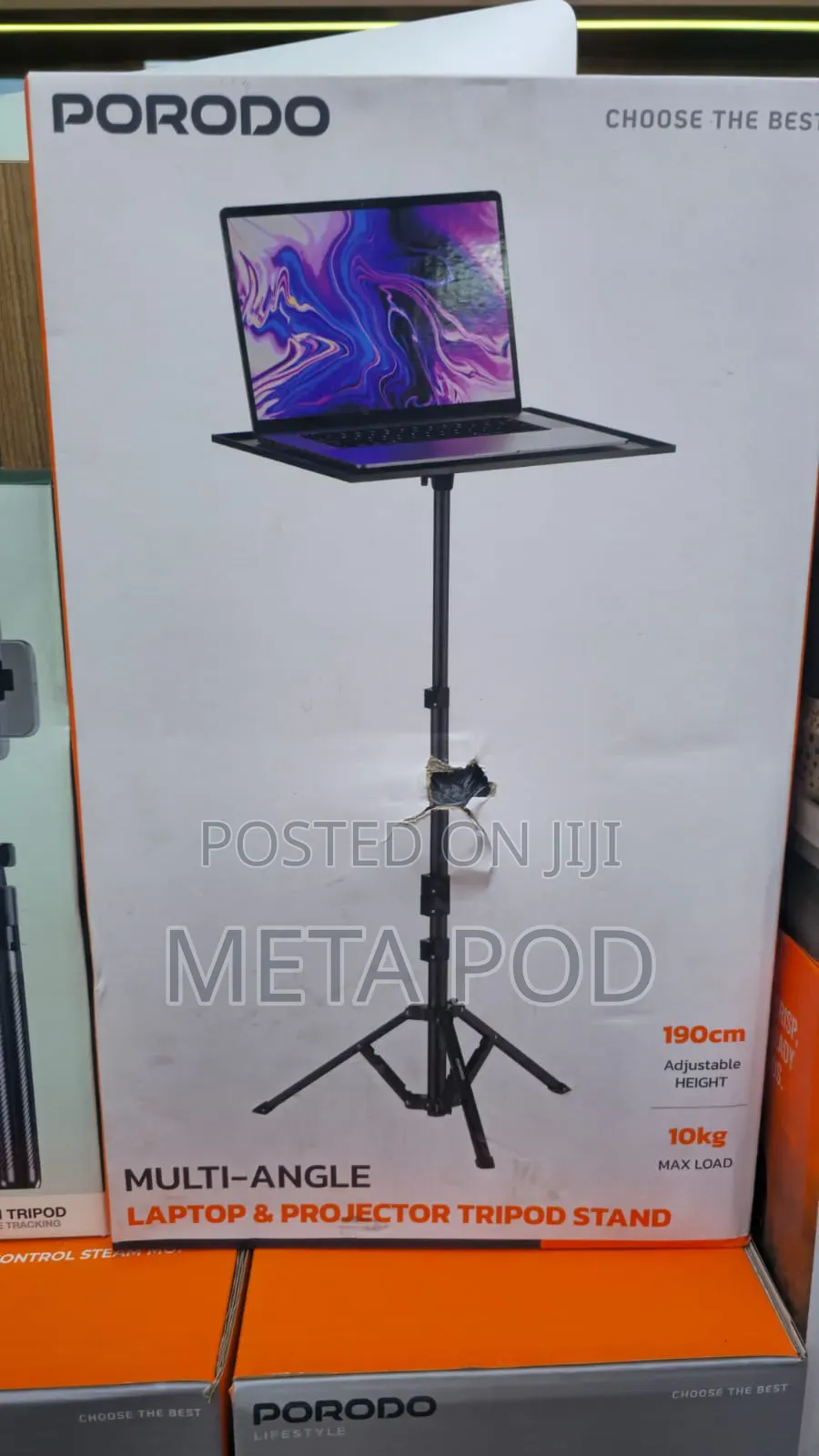 Porodo Multi-Function Projector and Laptop Stand