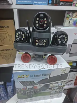 V380 Pro Solar CCTV Camera With Motion Tracking and Audio