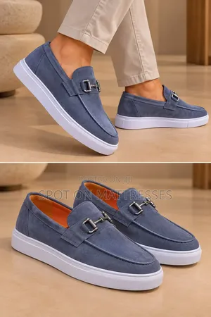 Santoni Suede Loafers for Men. Sizes 40-45. We Deliver Countrywide!