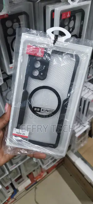 Xundd MagSafe Clear Cas Black Bumper Built for Samsung Galaxy Note 20