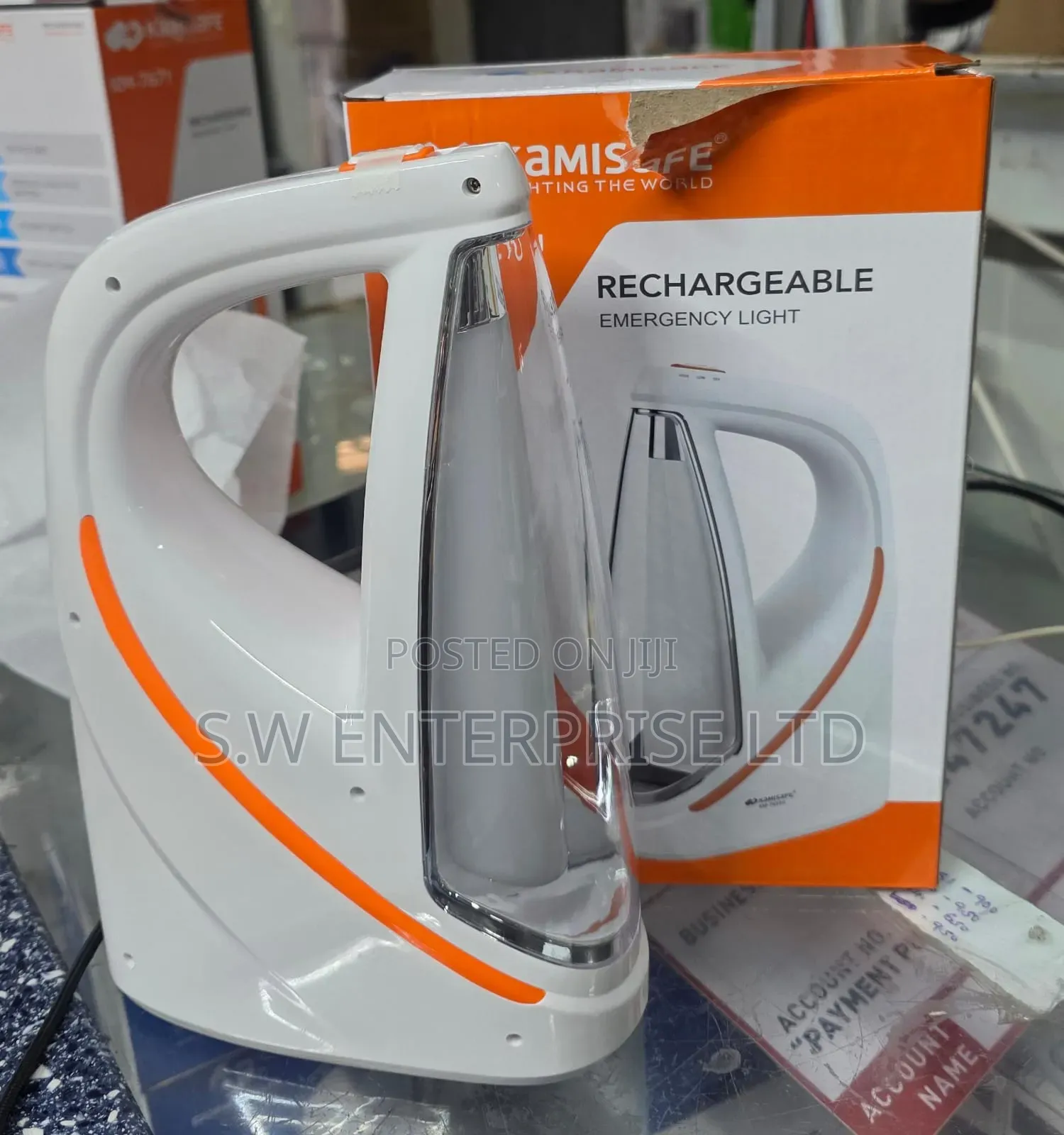 Rechargeable Lamp Code -Kamisafe