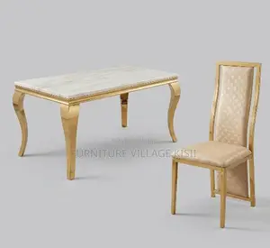 6-Seater Marble Dining Set