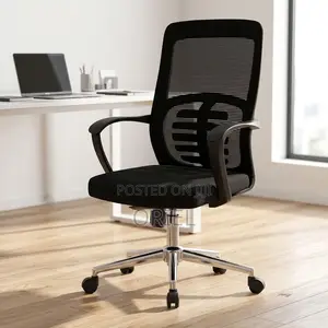 Office Chair : Mesh Mid-Back Office Chair