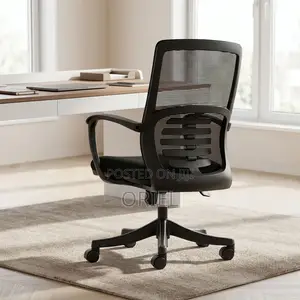 Office Chair : Mesh Mid-Back Office Chair