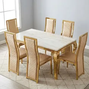 6-Seater Marble Dining Set