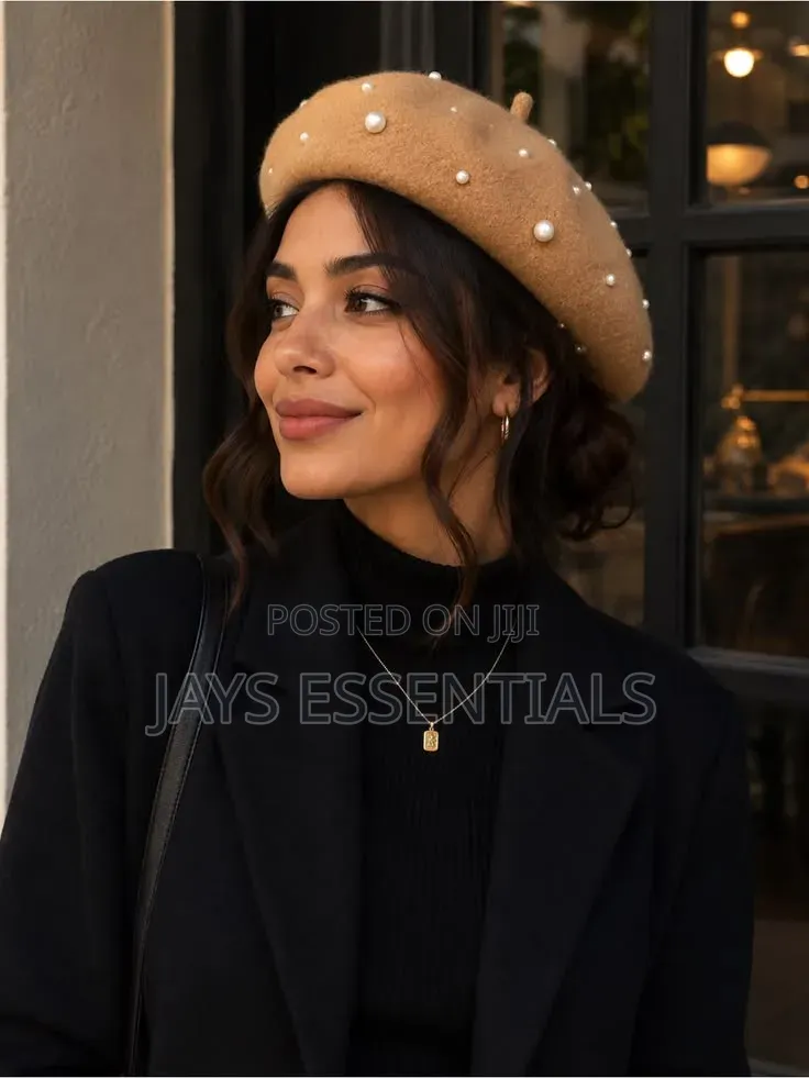Pearl Detailed, wool.berets