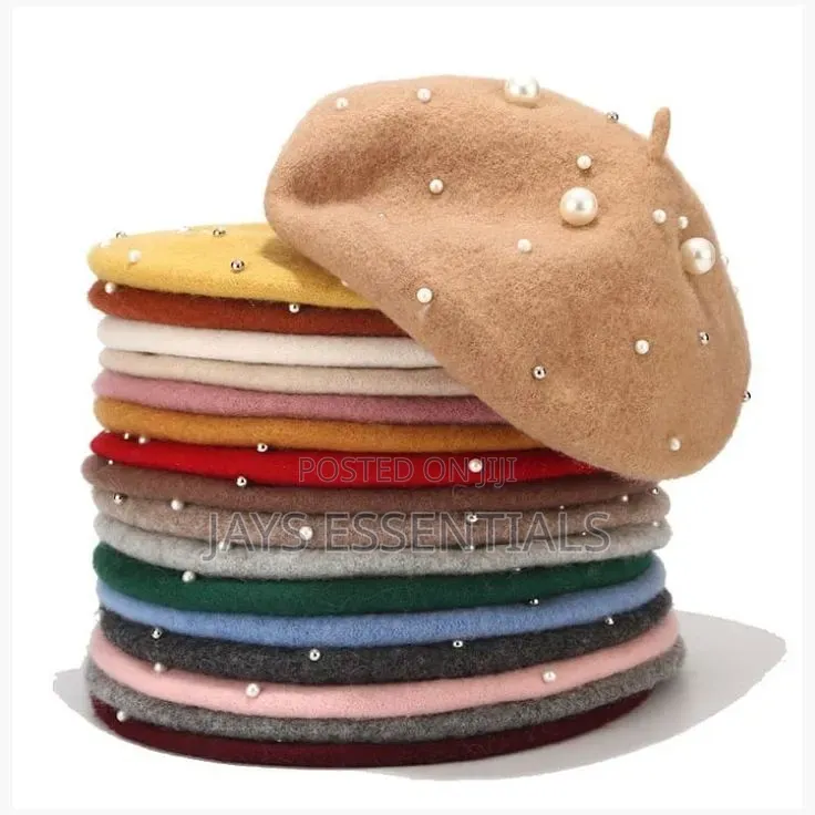 Pearl Detailed, wool.berets