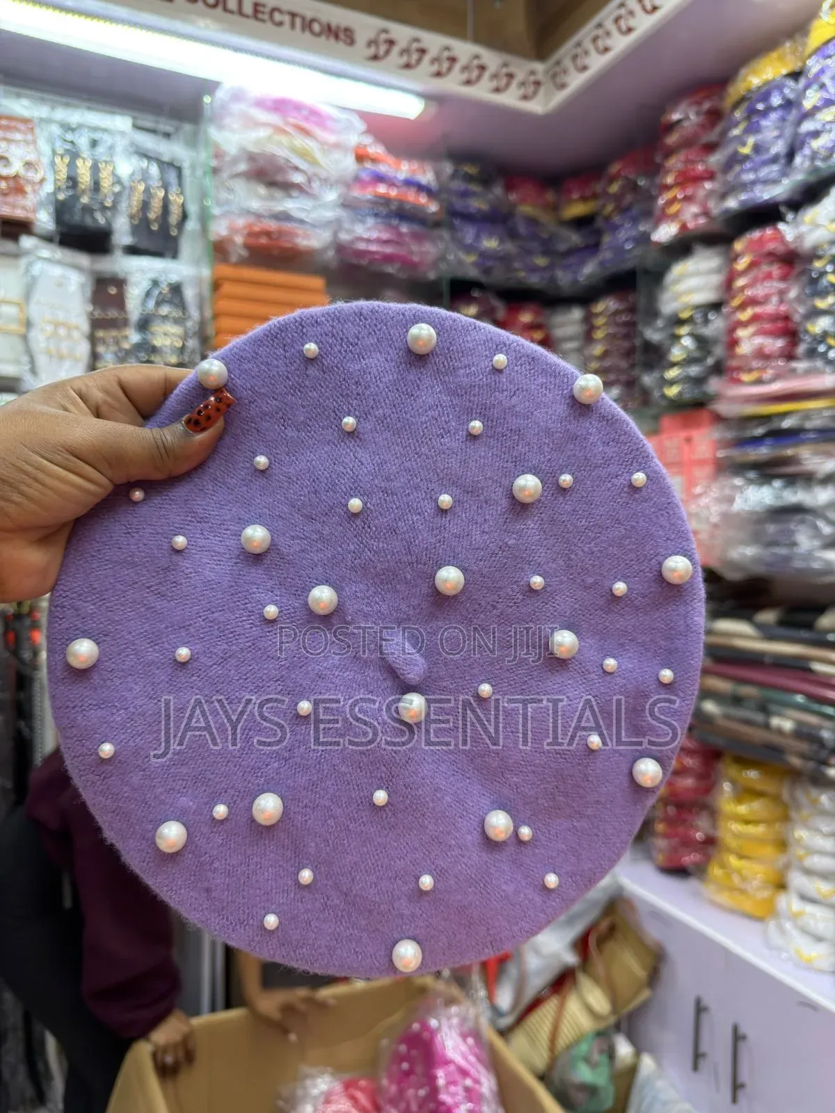 Pearl Detailed, wool.berets
