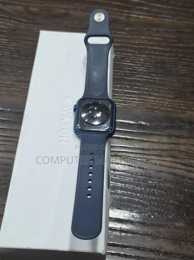 Apple Watch Series 7 41mm Blue Aluminum Case - main view