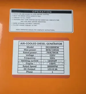 10kVA Air-Cooled Diesel Generator