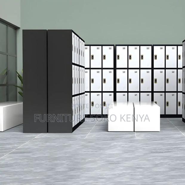 Office Cabinet : 9-Compartment Individual Lockable Storage Cabinet - thumbnail 2