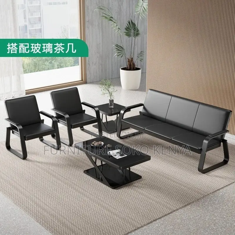 Office Sofa : 5-Seater Executive Office Reception Sofa