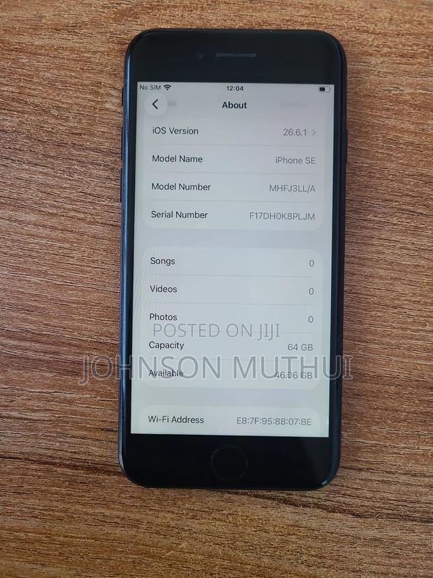 Apple iPhone SE (2020) 64 GB Black - thumbnail 4