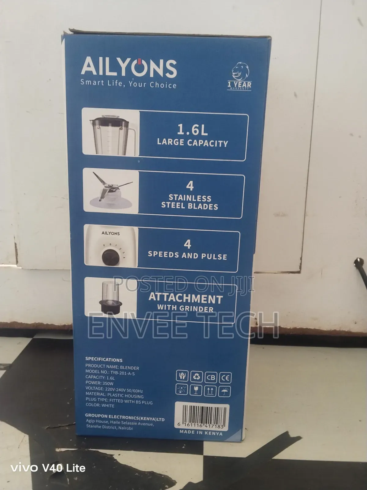 Ailyons 1.6l Blender