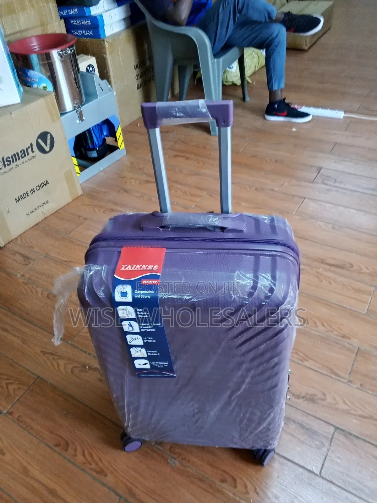 Rubber Medium Suitcase Doube Zip High Quality Travelling Bag Size 29