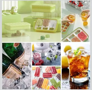 Ice Cube Tray With Lid and Bin
