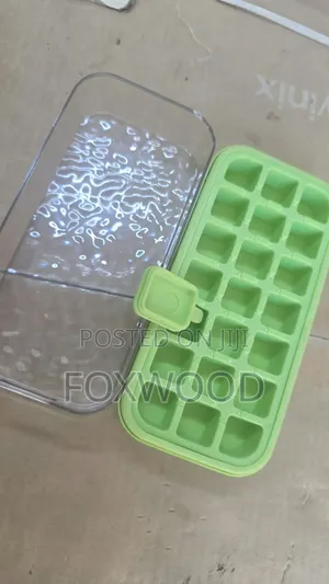 Ice Cube Tray With Lid and Bin