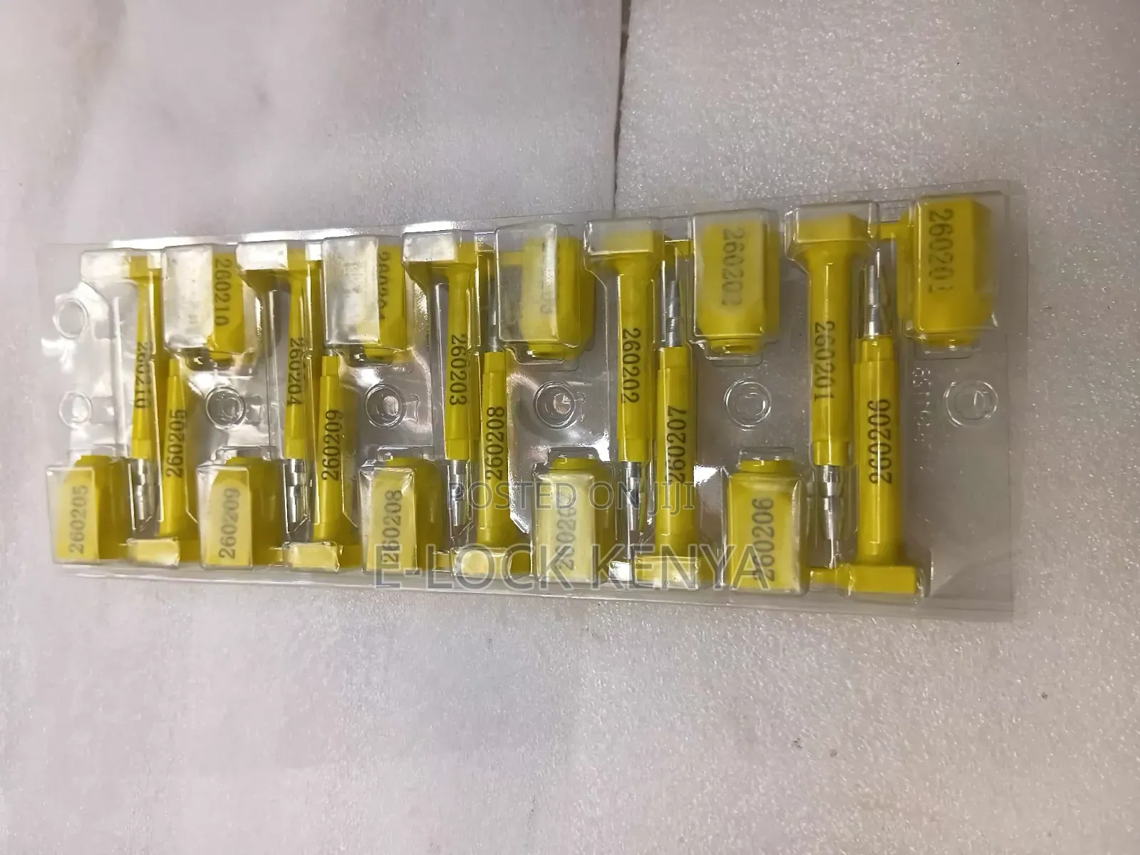 12pc Tailer Seals Yellow