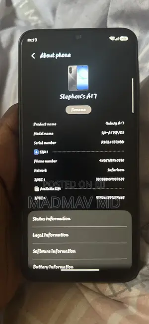 Samsung Galaxy A17 256 GB Black