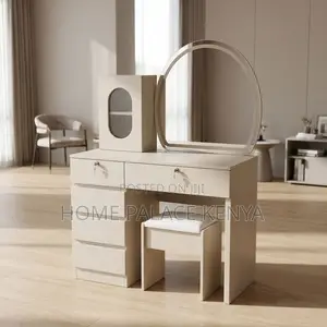 Dressing Table; Large Make Up Storage LED Vanity Set