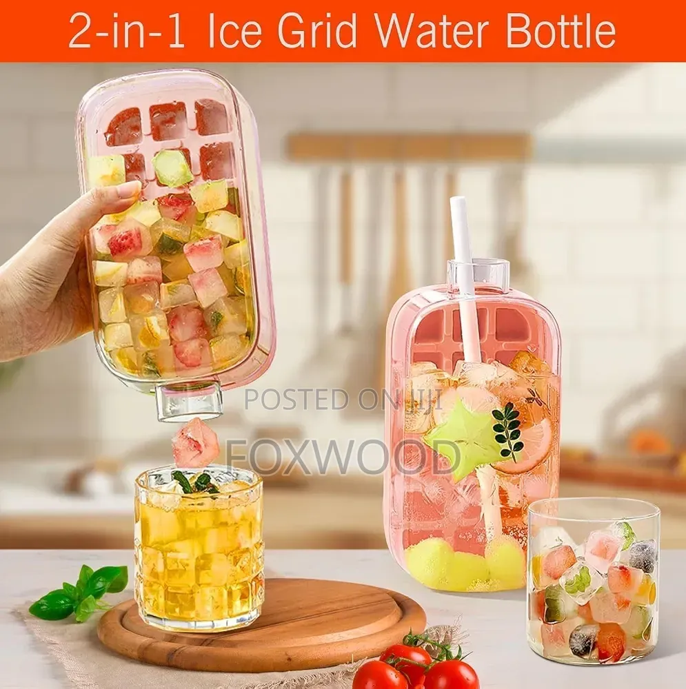 Ice Cube Tray With Lid and Bin