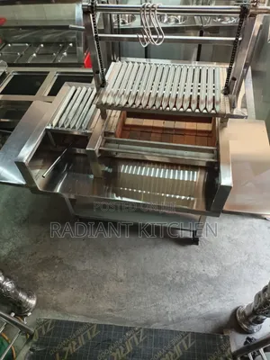 Stainless Steel Meat Grill With Working Space
