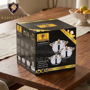Premium 6pcs Stainless Steel Cookware