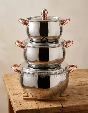 Premium 6pcs Stainless Steel Cookware