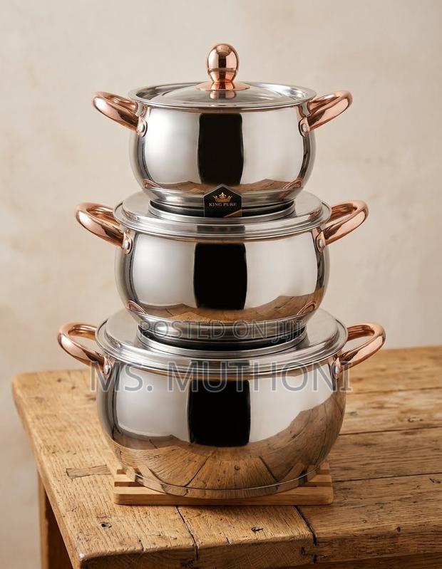 Premium 6pcs Stainless Steel Cookware - thumbnail 2