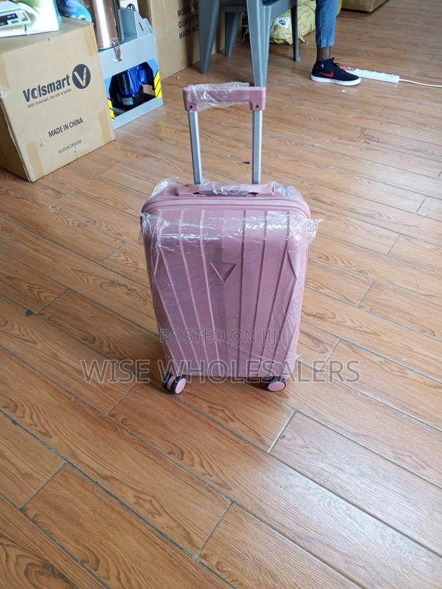 Rubber Medium Suitcase Doube Zip High Quality Travelling Bag - main view