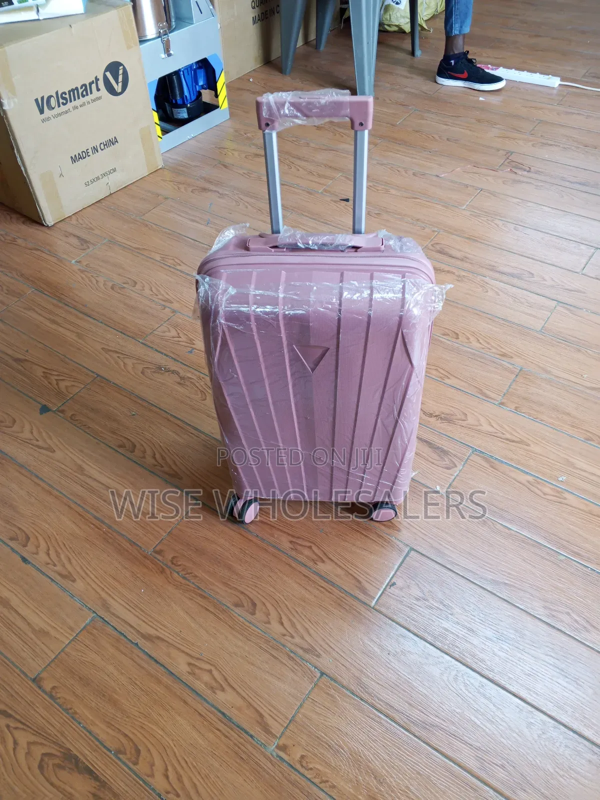 Rubber Medium Suitcase Doube Zip High Quality Travelling Bag