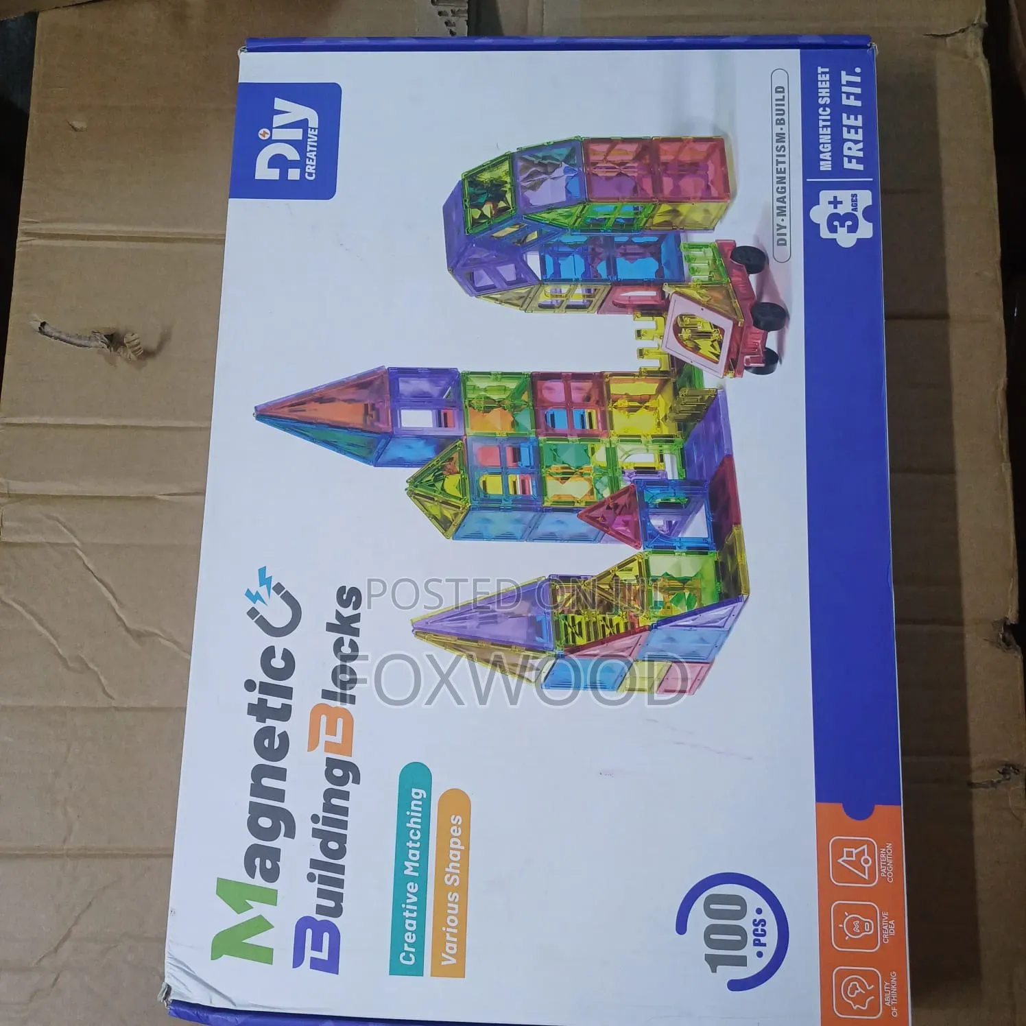 Magnetic Building Tiles 100pcs