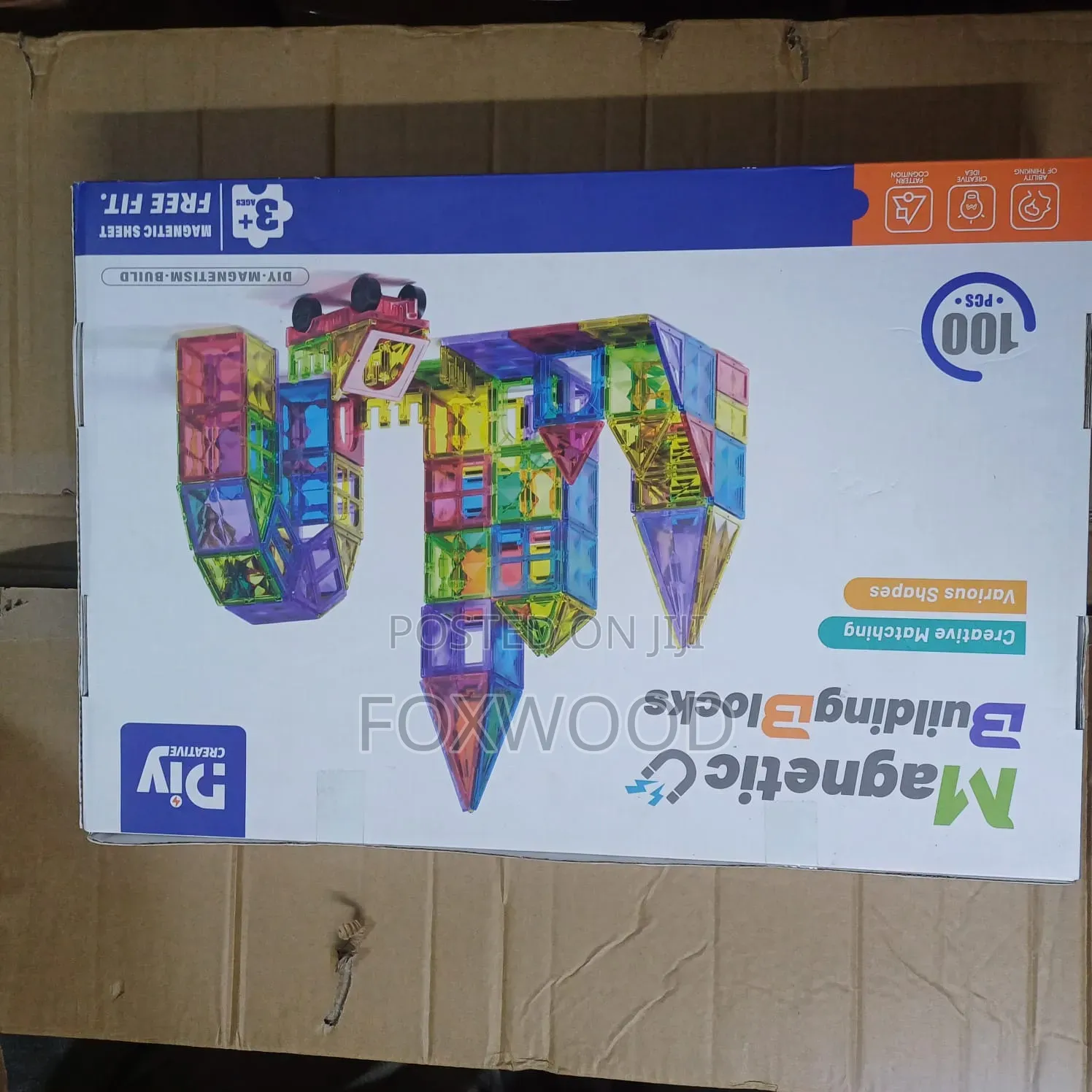 Magnetic Building Tiles 100pcs