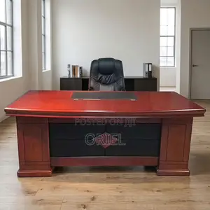Office Desk : Mahogany Business Desk 180CM