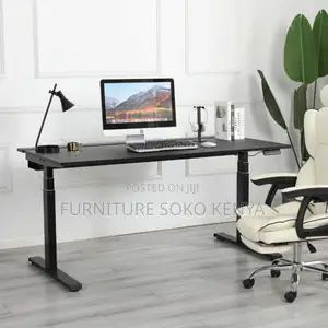 Desk : 1.2M Motorized Electric Sit-Stand Office Desk