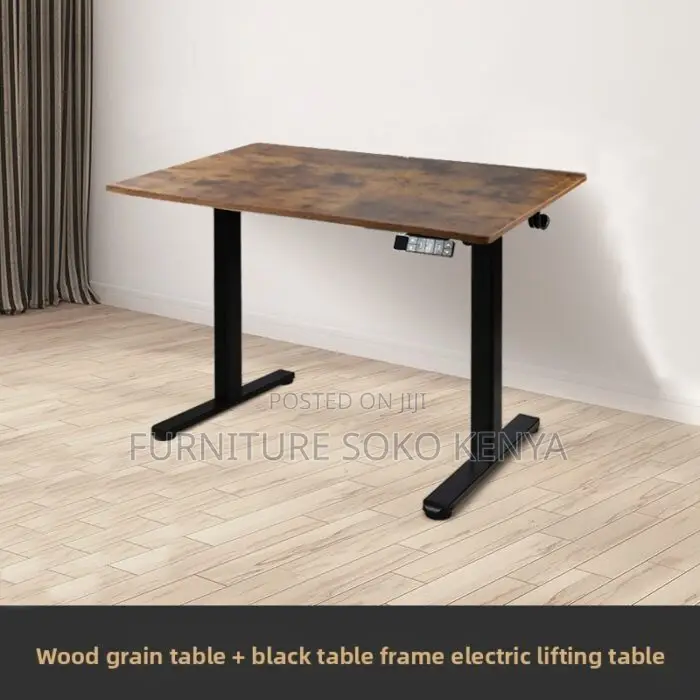 Desk : 1.2M Motorized Electric Sit-Stand Office Desk