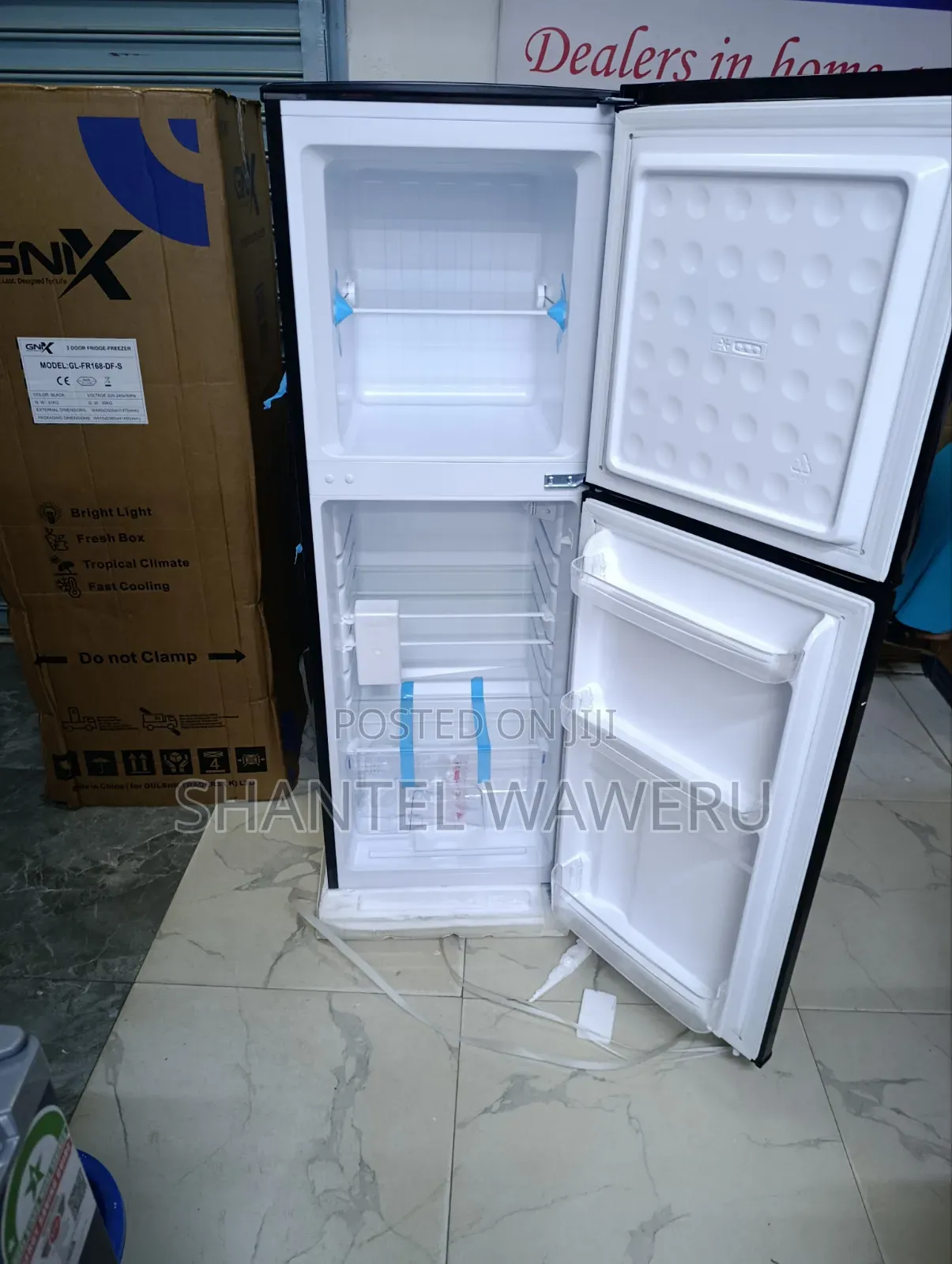 Black Fridge Double Door