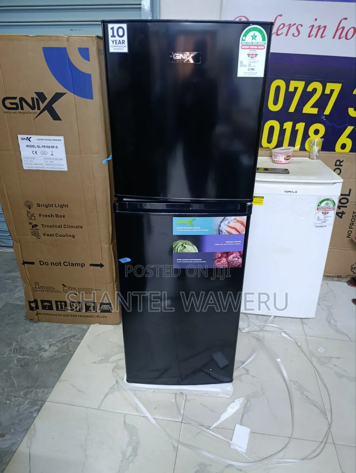 Black Fridge Double Door