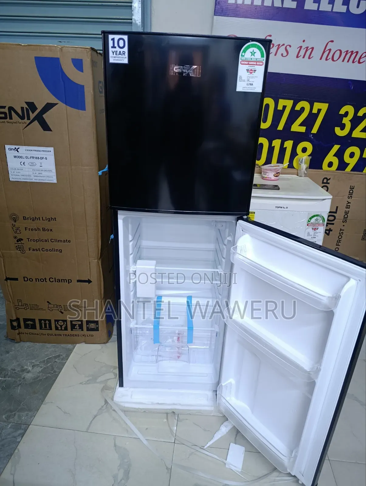 Black Fridge Double Door