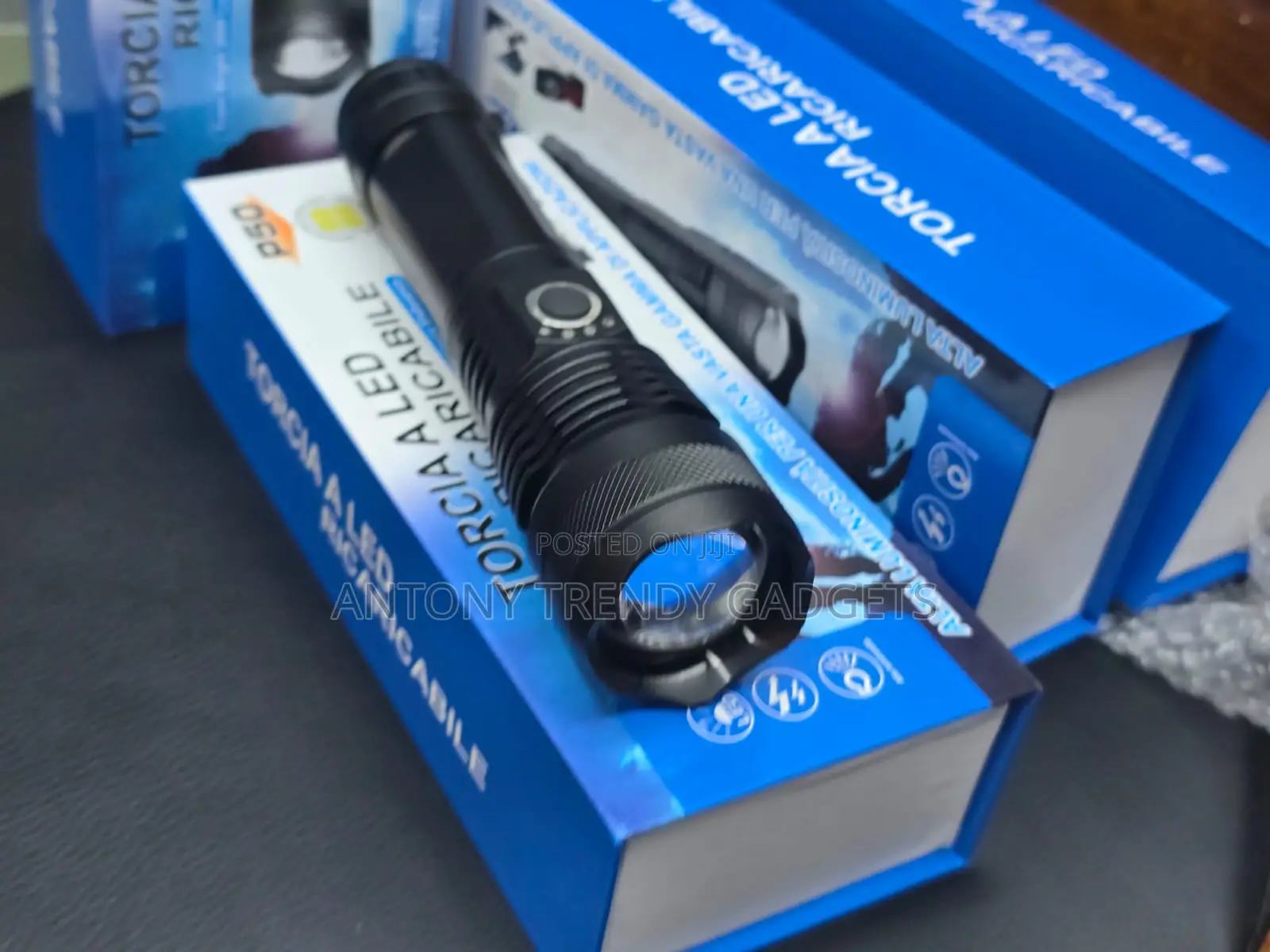 P50 High Power Tactical Flashlight With Aluminum Alloy Body