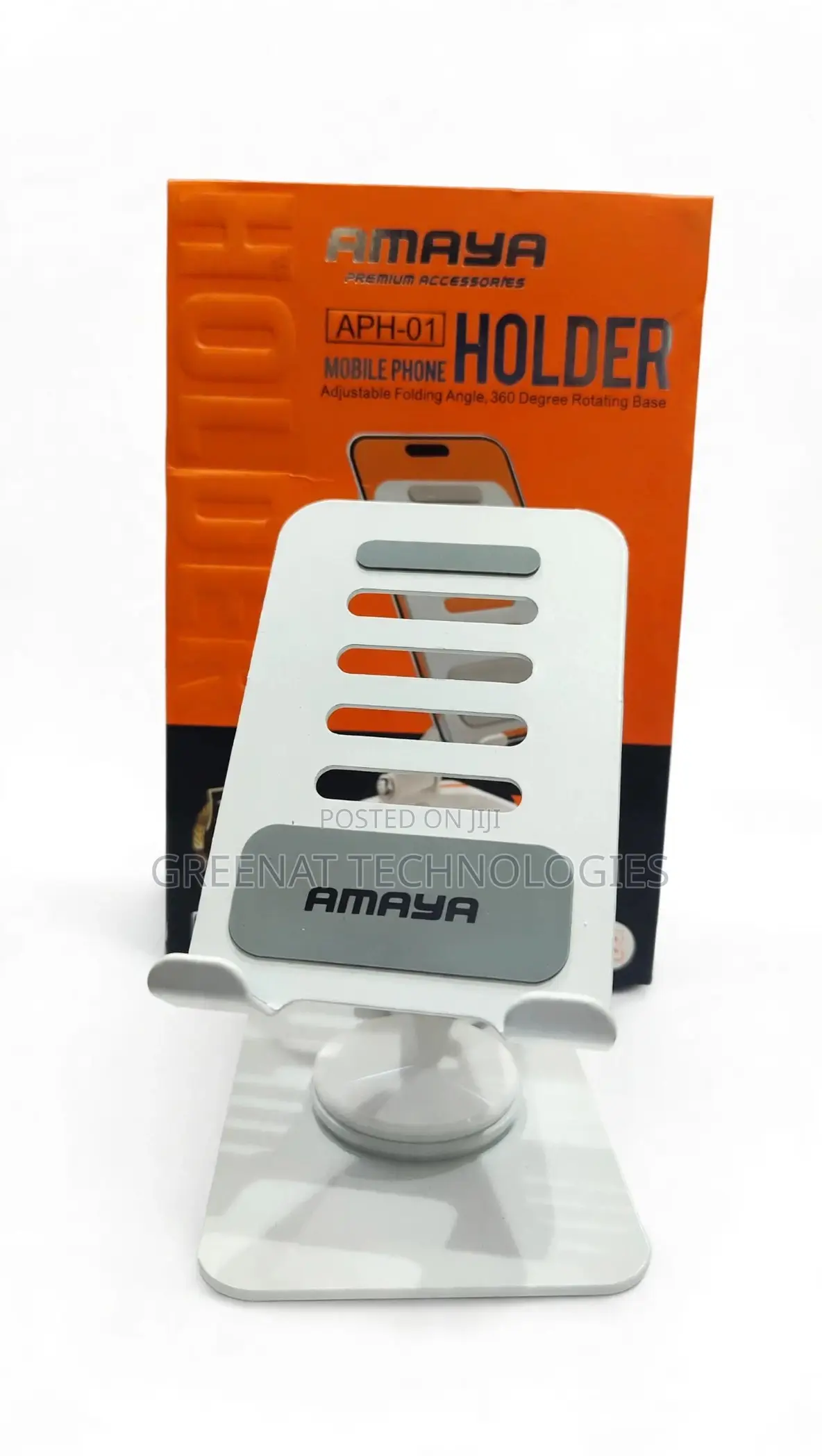 AMAYA APH-01 Mobile Phone Holder Adjustable Angle 360 Rotating Bas