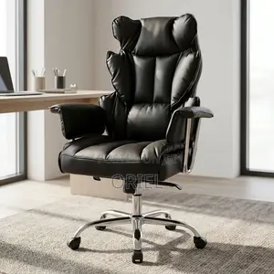 Office Chair : Executive Office Chair With Leather Upholstery