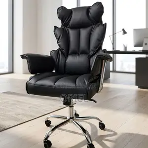 Office Chair : Executive Office Chair With Leather Upholstery