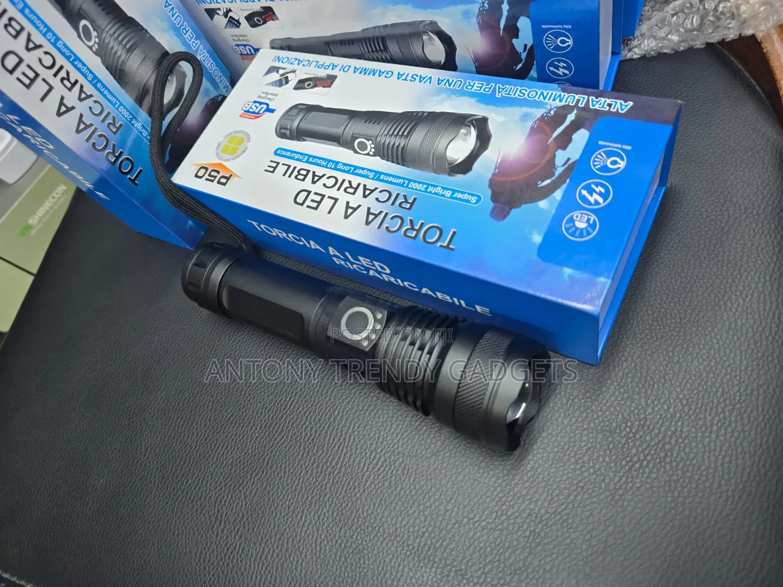 2000LM P50 Tactical Torch for Outdoor and Emergency Use