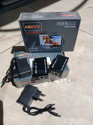 60M HDMI Extender Transmitter Receiver Over Cat5/Cat6 Cable