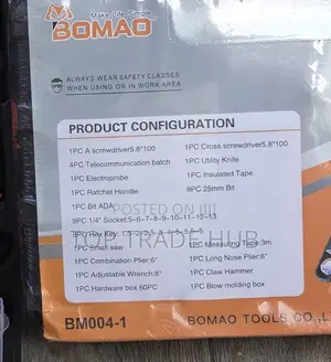 Bomao 45pcs Hand Tool Set