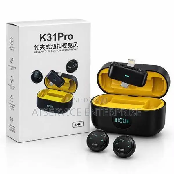 K31 Pro Dual Wireless Microphone for Content Creators