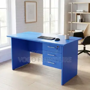 Office Desk; 1.4M Blue Office Desk